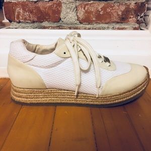 Stella McCartney White Espadrille Sneakers Size 37
